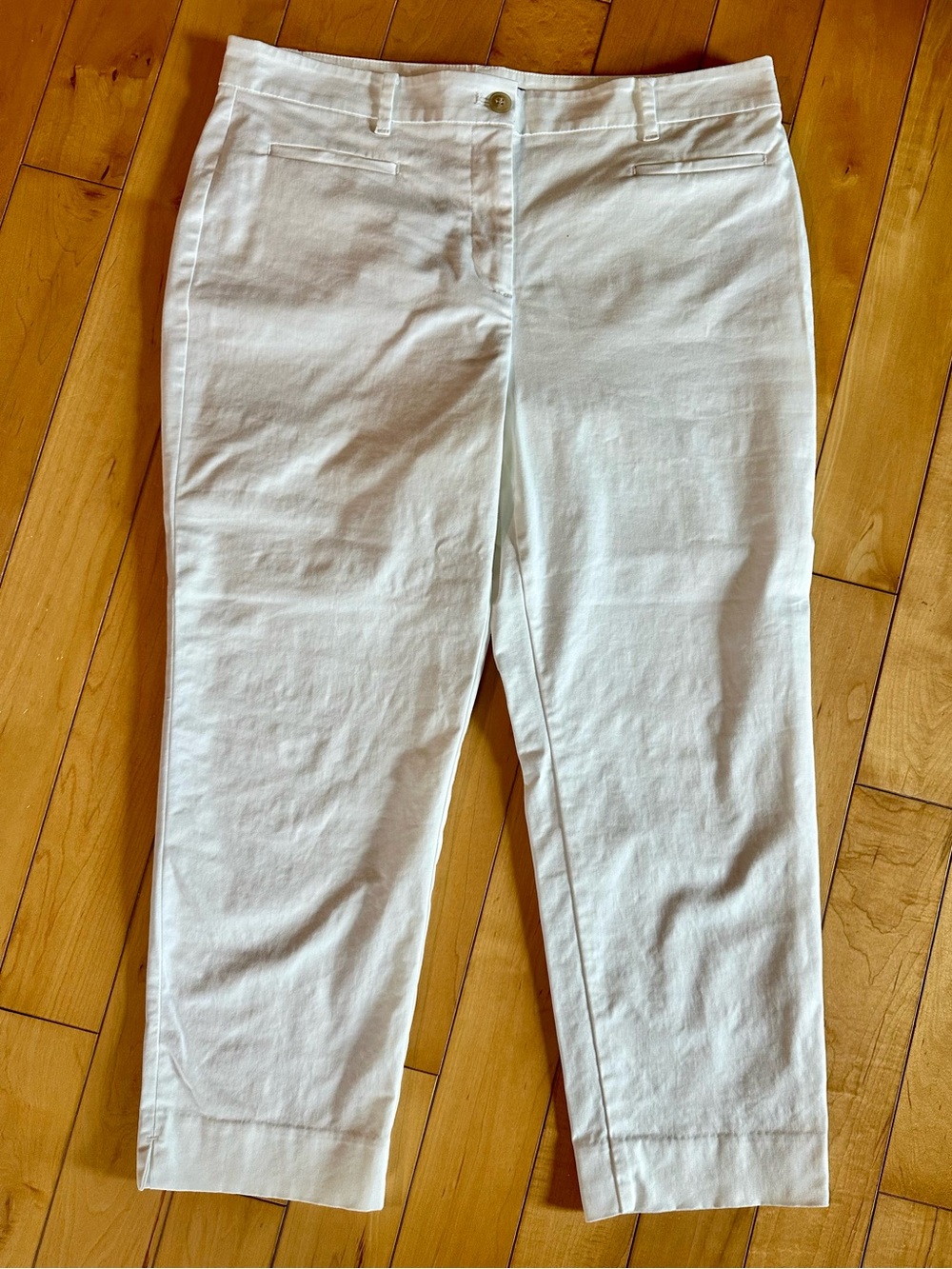 Ann Taylor white pants size 12P